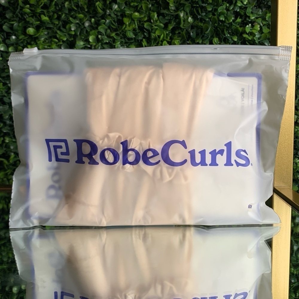 RobeCurls Curling Headband | NEW | Cream Satin
